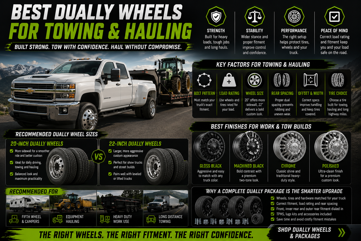Best Dually Wheels for Towing and Hauling | Heavy-Duty Fitment Guide ...