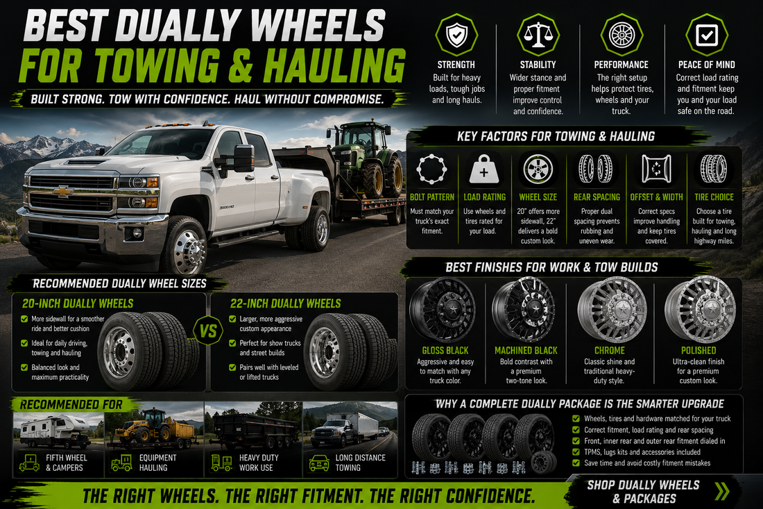 Best Dually Wheels for Towing and Hauling | Heavy-Duty Fitment Guide