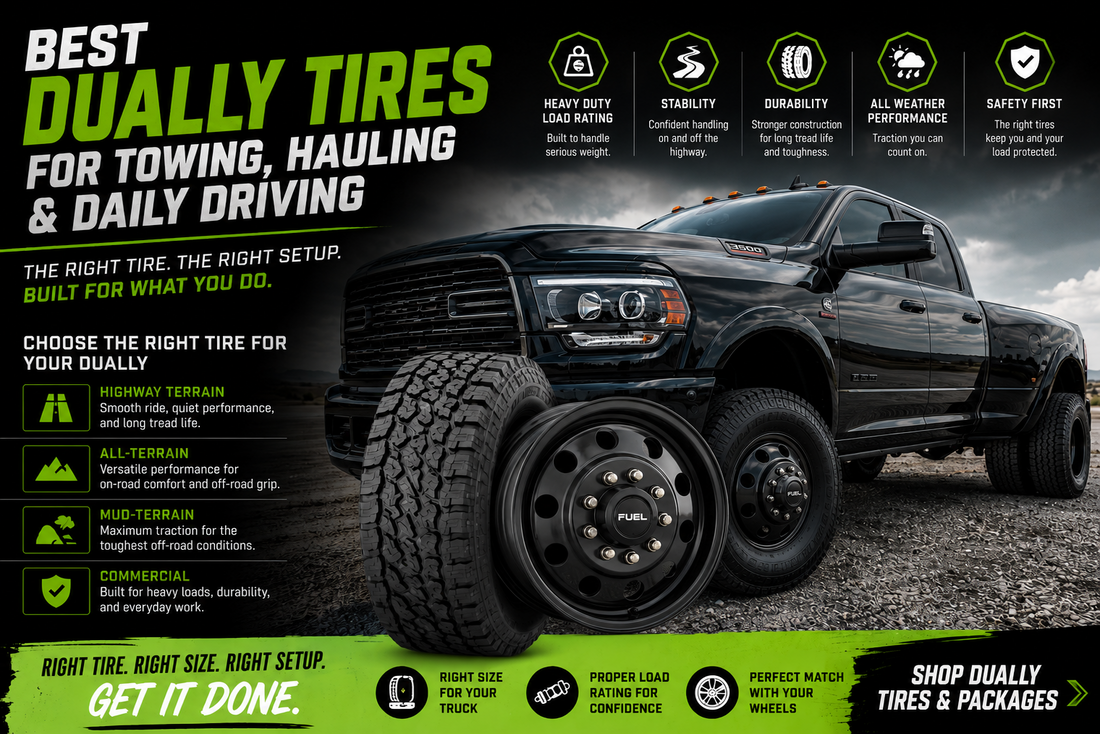 Best Dually Tires for Towing, Hauling & Daily Driving