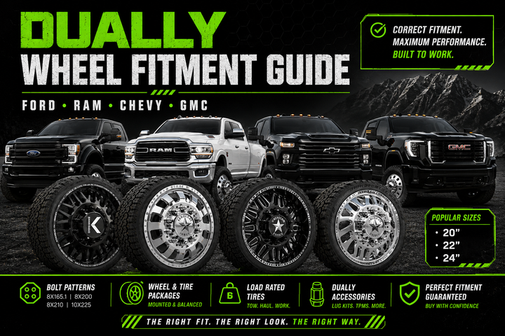 Dually Wheel Fitment Guide | Ford, Ram, Chevy & GMC Wheels