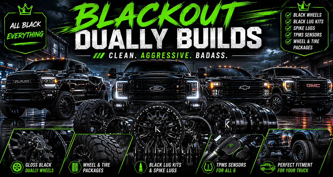 Blackout Dually Build Guide | Black Wheels, Packages & Accessories