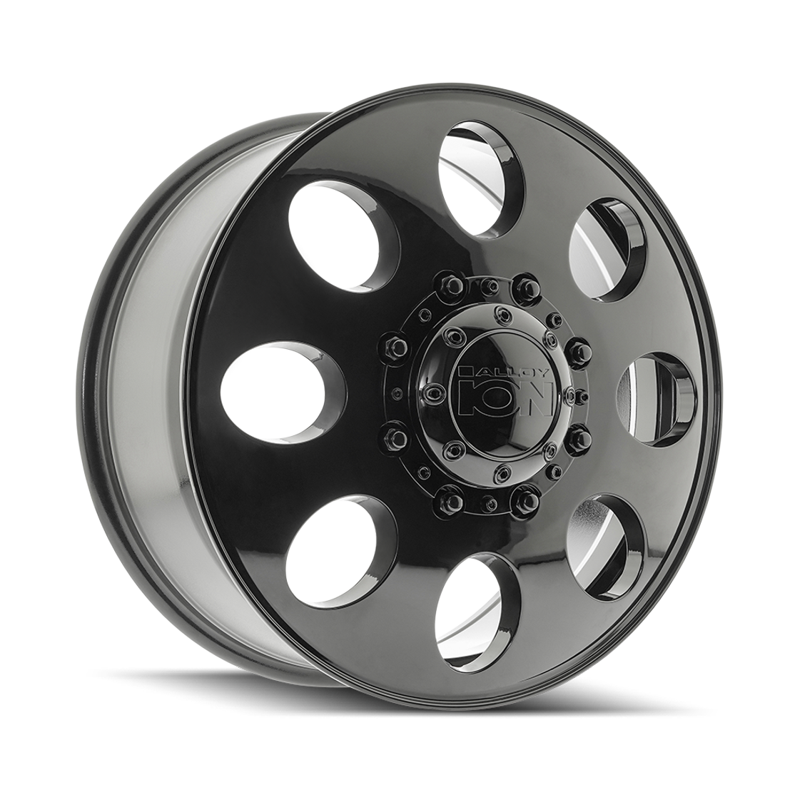 ION Alloy Type 167 Gloss Black 20x8.25 8x210 Dually Wheels