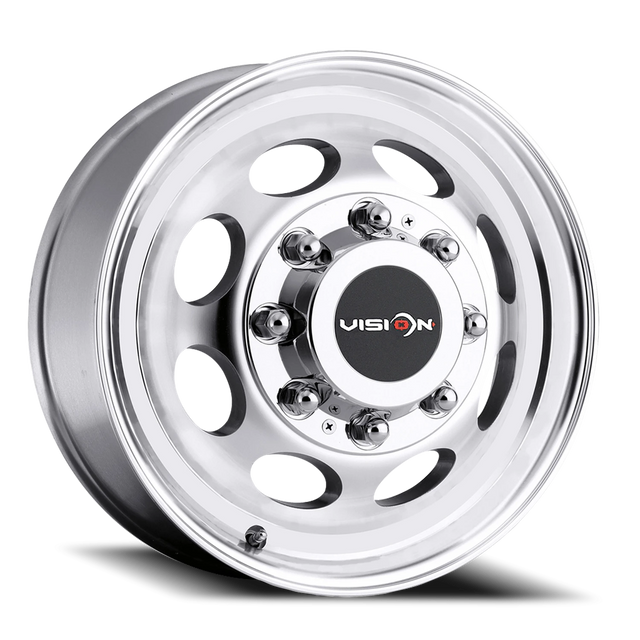 Vision 181 Hauler Machined 19.5x6.75 8x210 Dually Wheels