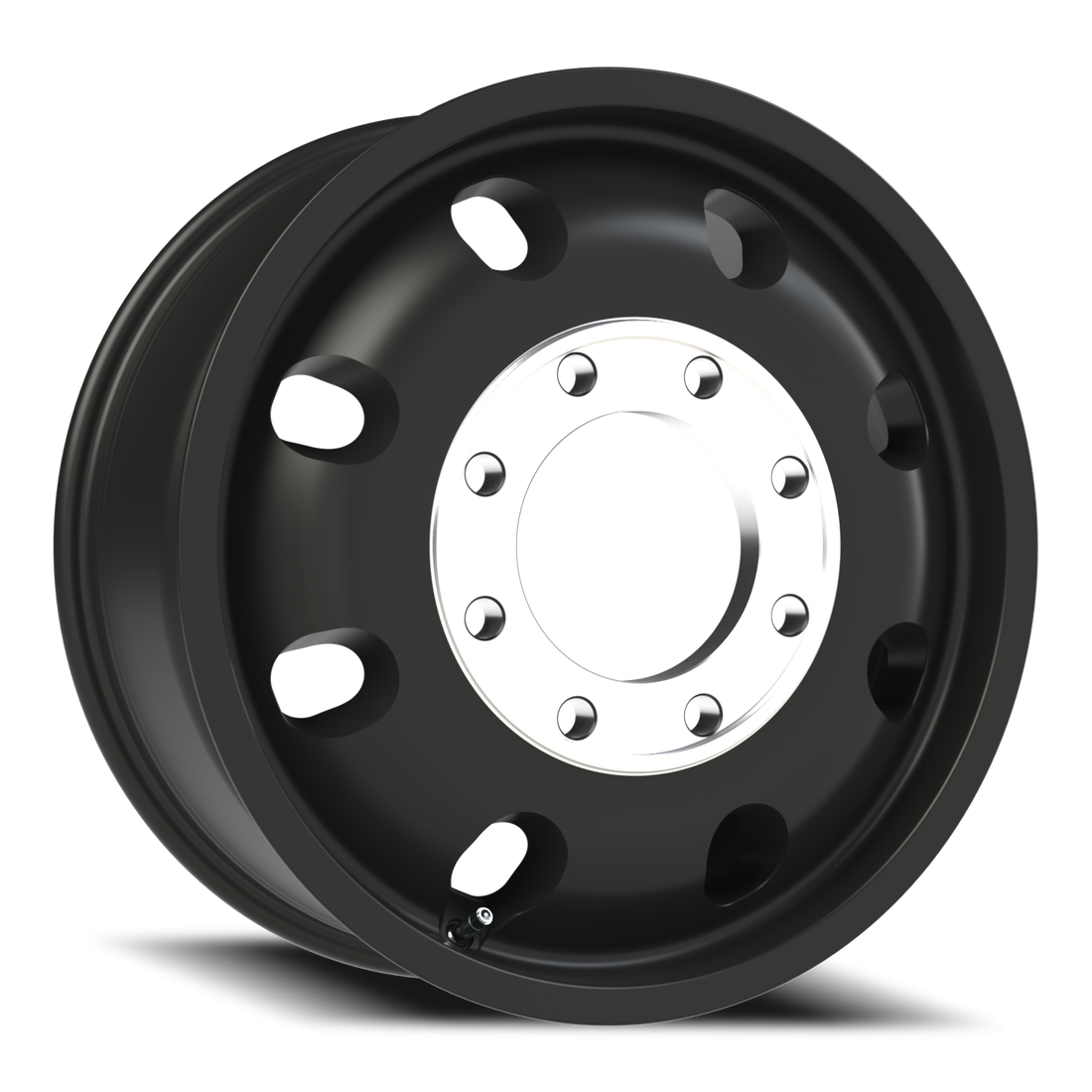 Vision 404 Brawl Gloss Black Milled 20x8.25 8x170 Dually Wheels
