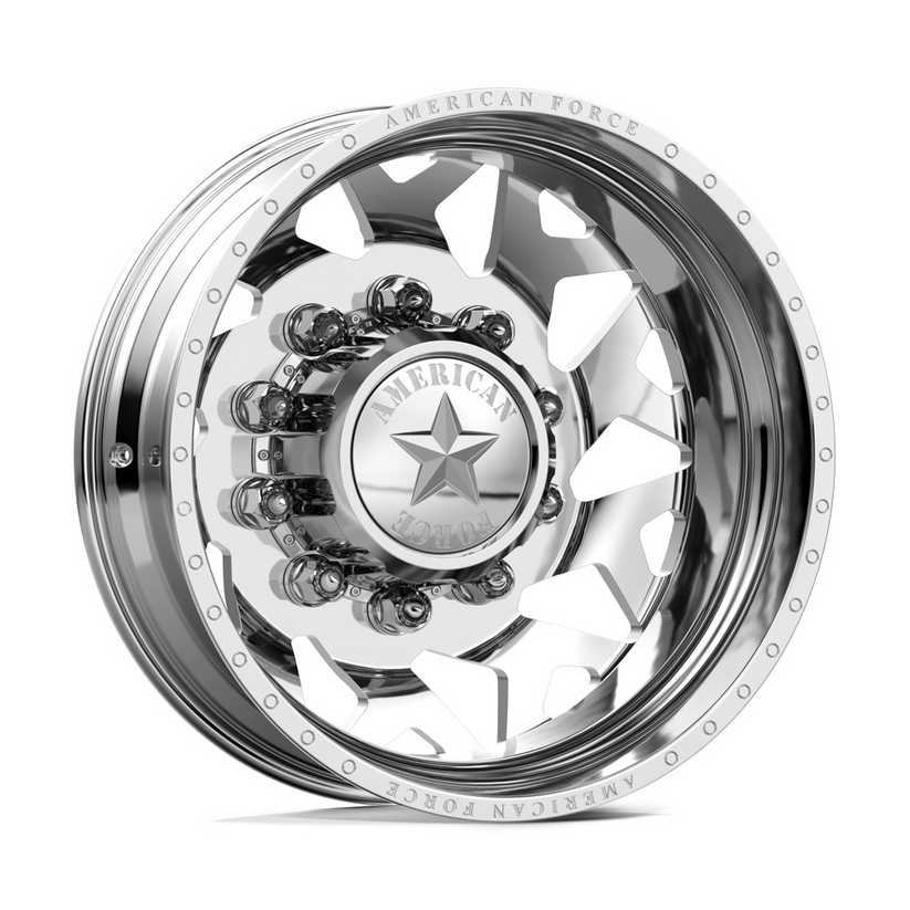 American Force 6H01 Contra SD Polished 26x14 8x210 Dually Wheels