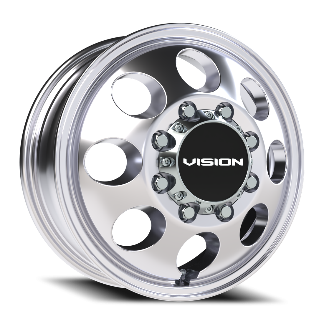 Vision 56 Midway Polished 16x6 8x170 Dually Wheels