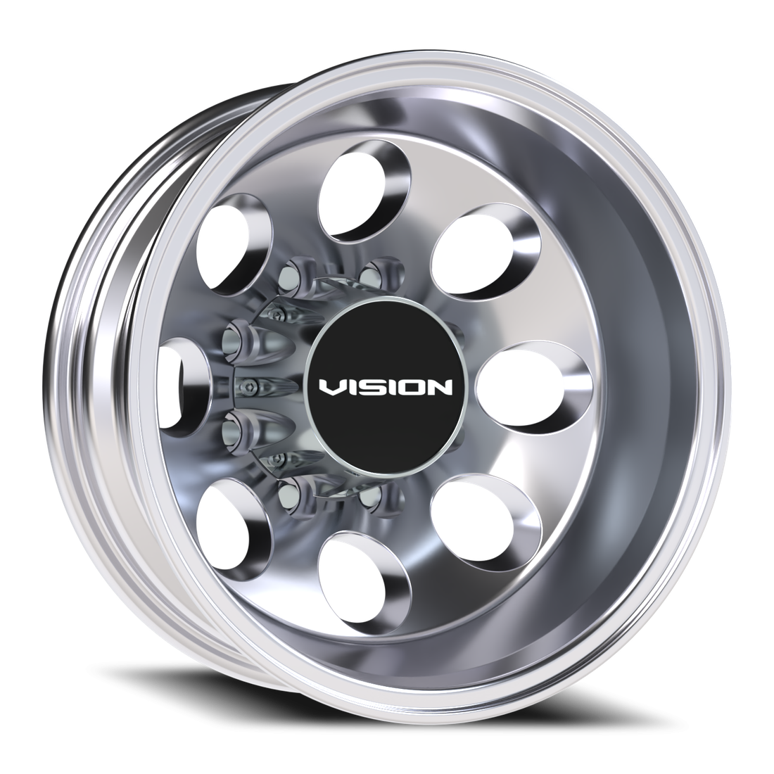 Vision 56 Midway Polished 16x6 8x170 Dually Wheels