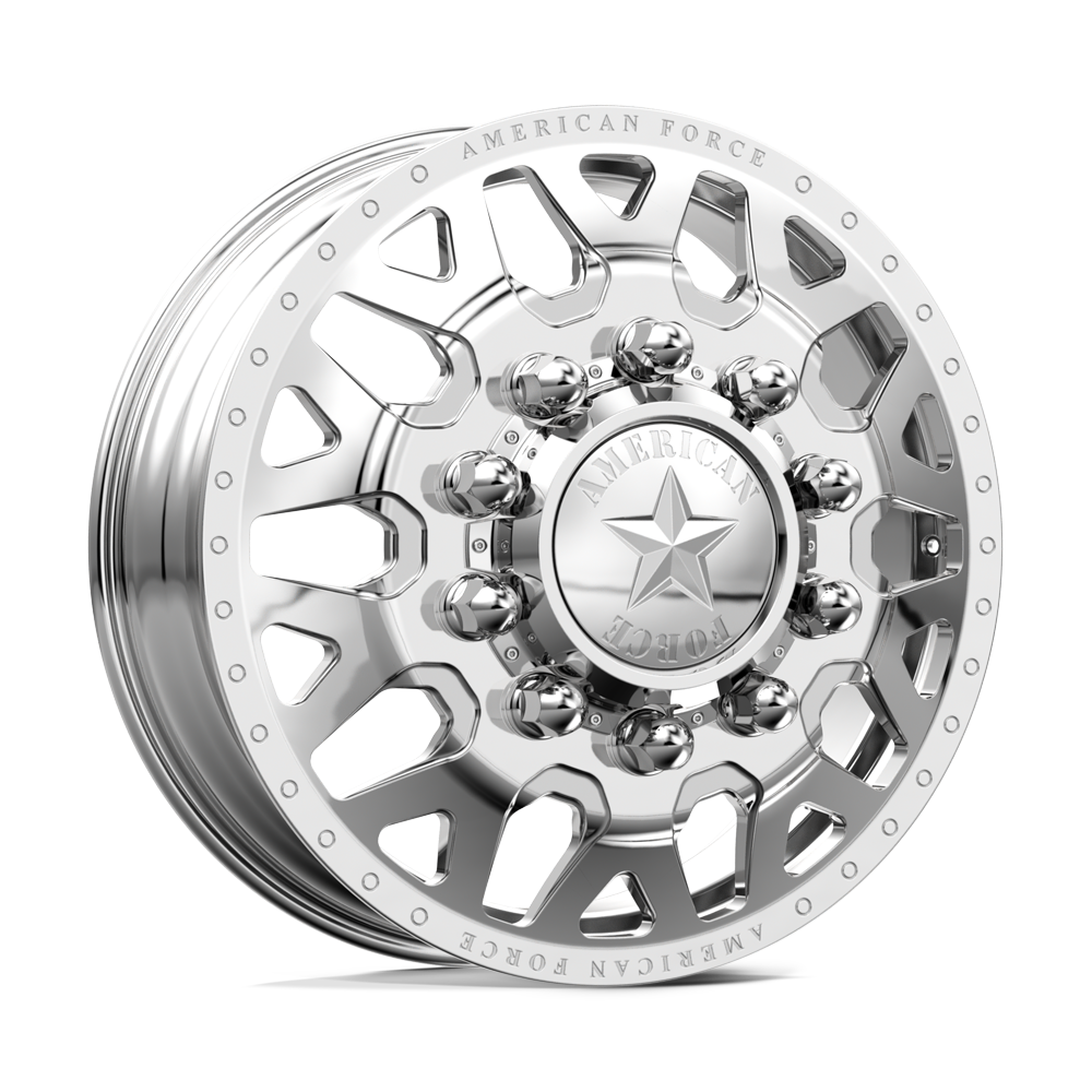American Force Quake Polished 28x8.25 28" Dually Wheels
