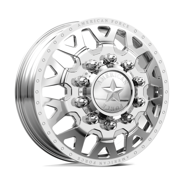 American Force Quake Polished 28x8.25 28" Dually Wheels