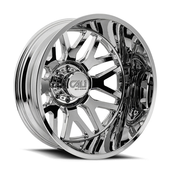 Cali Offroad Invader Chrome 22x8.25 8x200 Dually Wheels