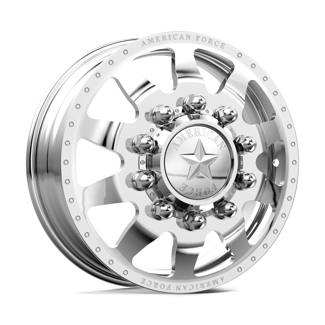 American Force Independence Polished 22x8.25 22.5" Dually Wheels