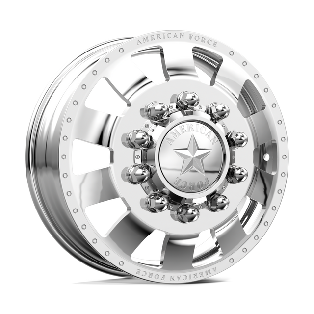 American Force Bolt Polished 22x8.25 22.5" Dually Wheels