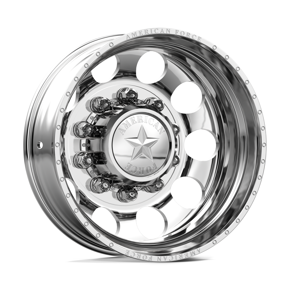 American Force Holes Polished 22x8.25 22" Dually Wheels