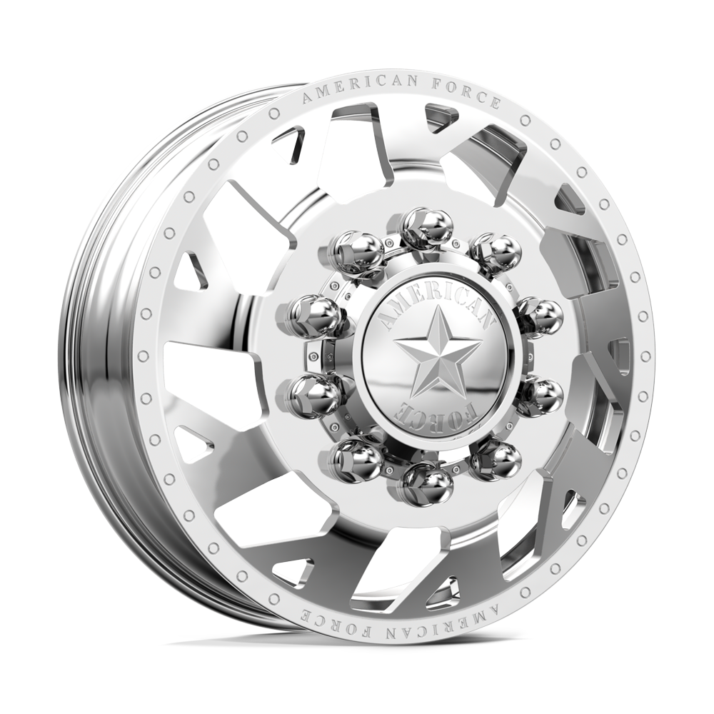 American Force Man O'War Polished 28x8.25 28" Dually Wheels