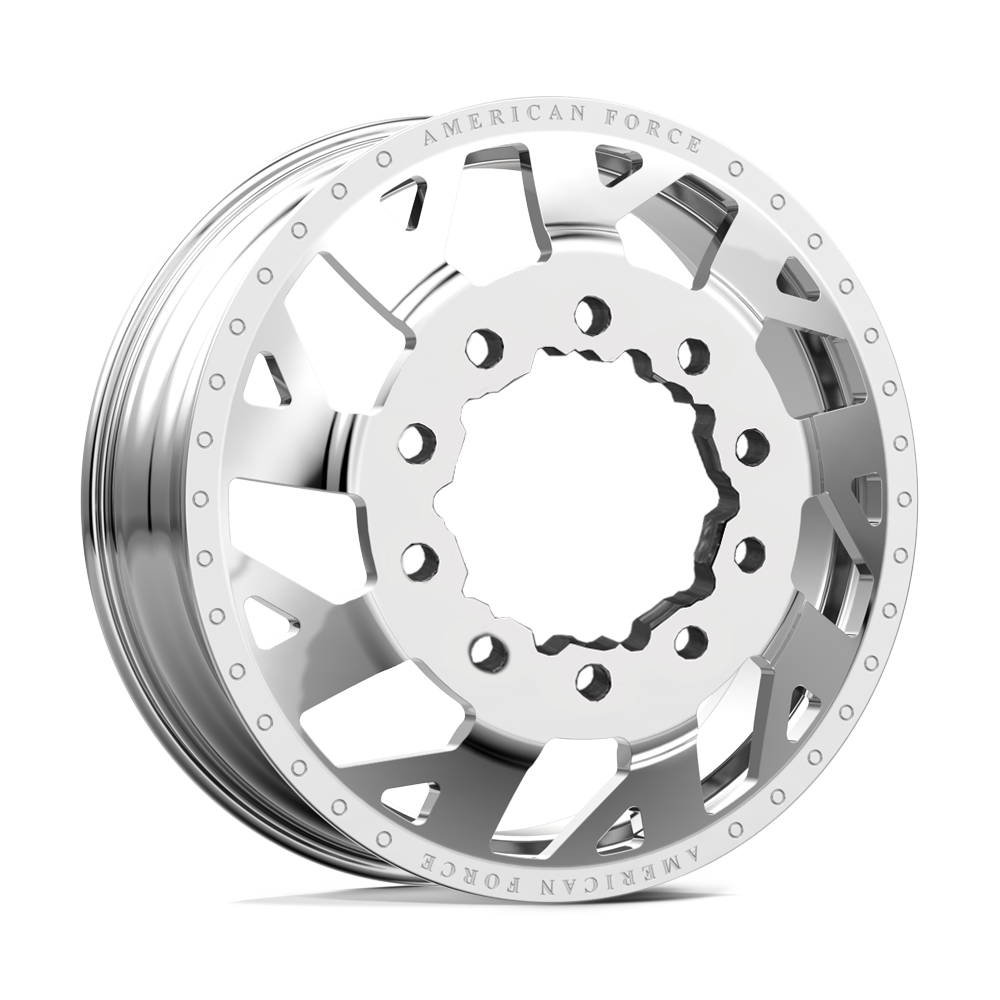 American Force Man O'War Polished 28x8.25 28" Dually Wheels