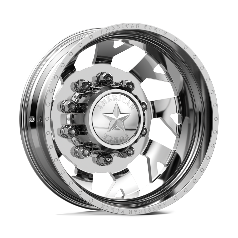 American Force Man O'War Polished 26x8.25 26" Dually Wheels