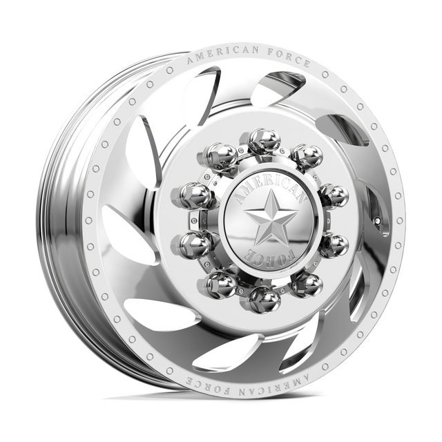 American Force Flow Polished 28x8.25 28" Dually Wheels