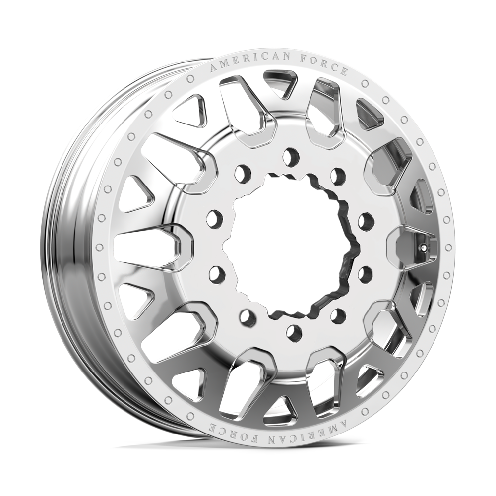 American Force Quake Polished 28x8.25 28" Dually Wheels