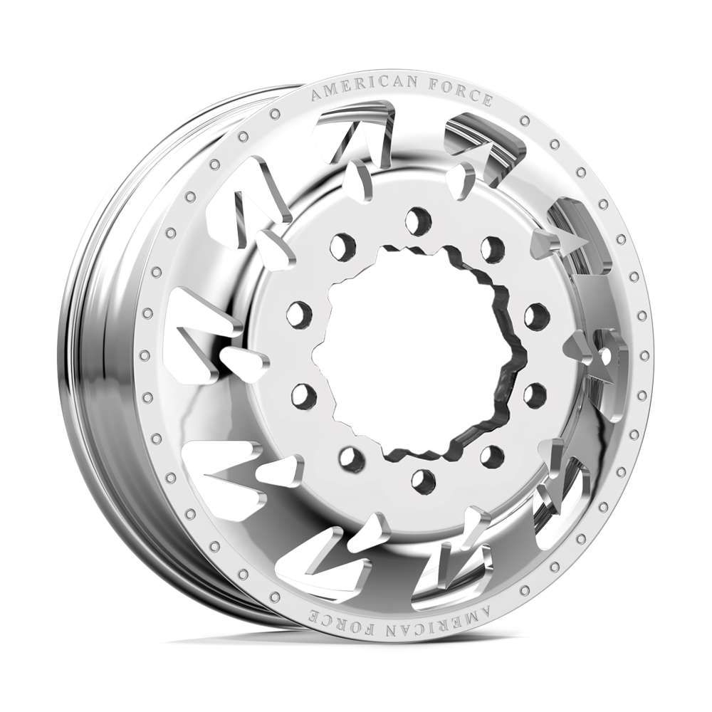 American Force Sideways Polished 28x8.25 28" Dually Wheels