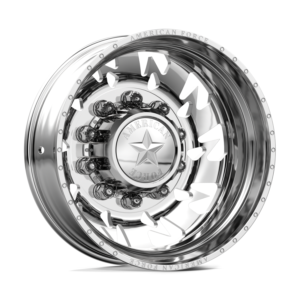 American Force Sideways Polished 24x8.25 24" Dually Wheels