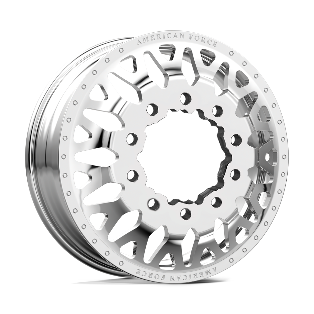 American Force Evo Polished 22x8.25 22.5" Dually Wheels