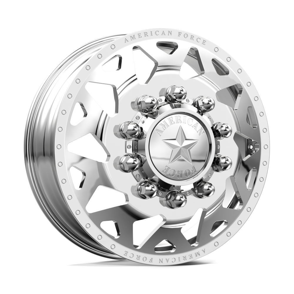 American Force Contra Polished 22x8.25 22.5" Dually Wheels