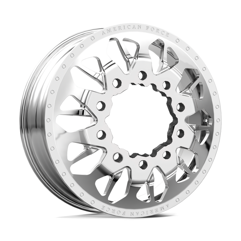 American Force Commander 22x8.25 Wheels & Nitto Tires Ridge Grappler 35x12.50R22 Tires - 22" Dually Package