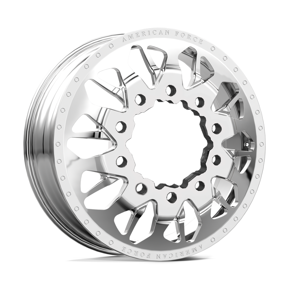 American Force Commander Polished 22x8.25 22.5" Dually Wheels