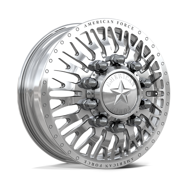 American Force Business Polished 24x8.25 24" Dually Wheels
