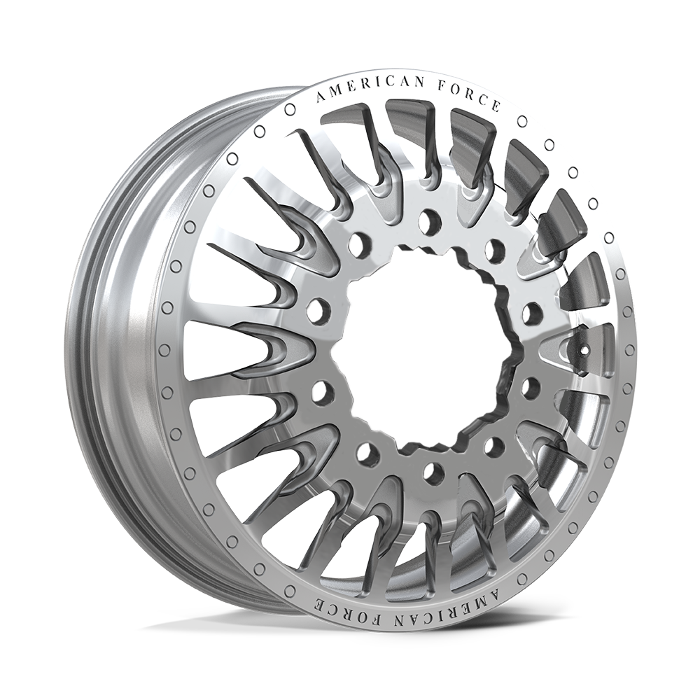 American Force Reactor Polished 28x8.25 28" Dually Wheels