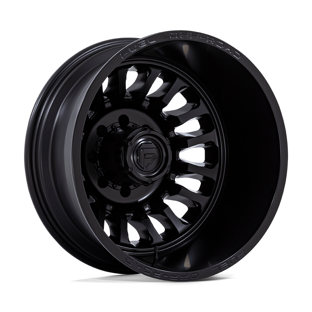 Fuel Offroad ARC Blackout 20x8.25 Wheels & Venom Power Tires Terra Hunter X/T 275/55R20 Tires - 20" Dually Package