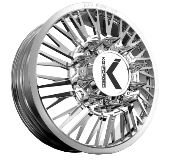 KG1 Allure-KD 22x8.25 Wheels & Toyo Tires Open Country RT Pro 37x13.50R22 Tires - 22" Dually Package