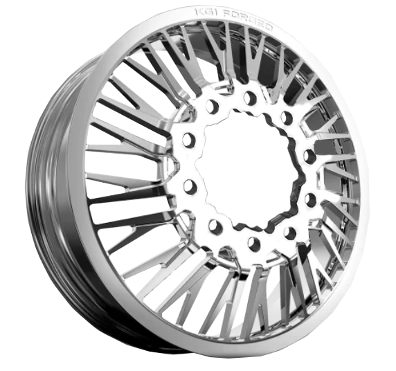 KG1 Allure-KD 22x8.25 Wheels & Toyo Tires Open Country RT Pro 37x13.50R22 Tires - 22" Dually Package
