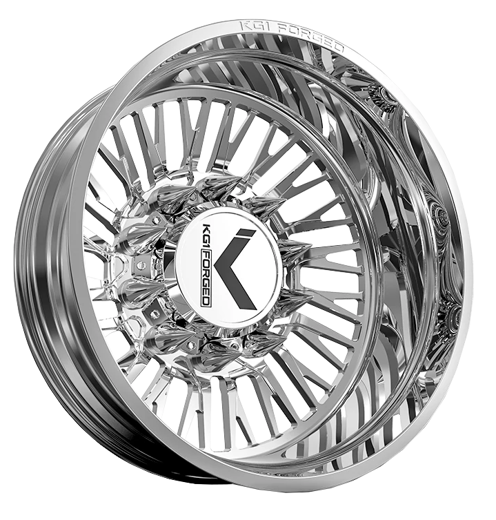 KG1 Allure-KD 22x8.25 Wheels & Toyo Tires Open Country RT Pro 37x13.50R22 Tires - 22" Dually Package