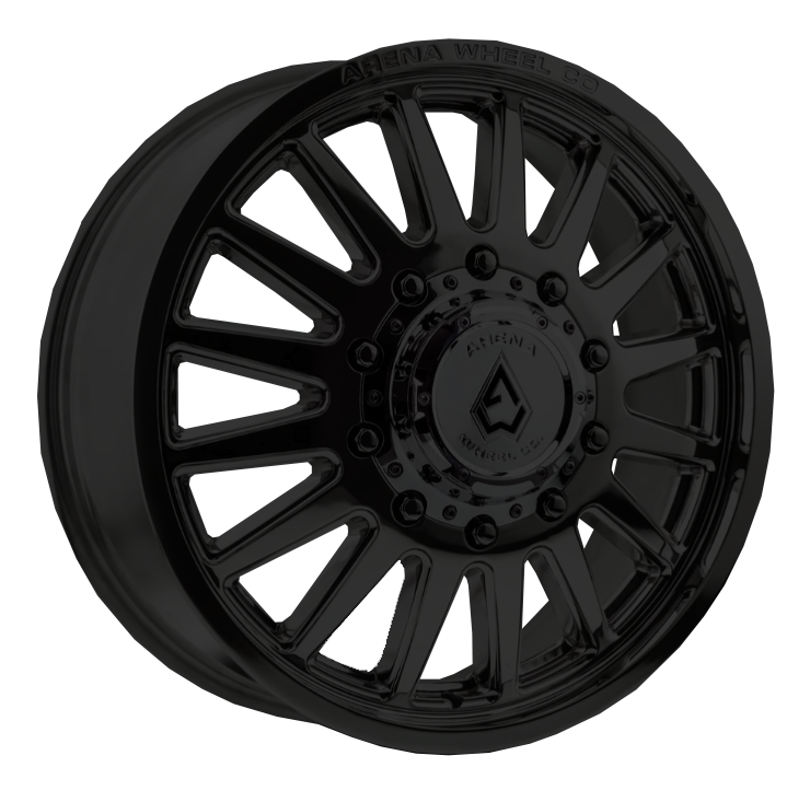 Arena Rival Glossy Black 22x8.25 22" Dually Wheels