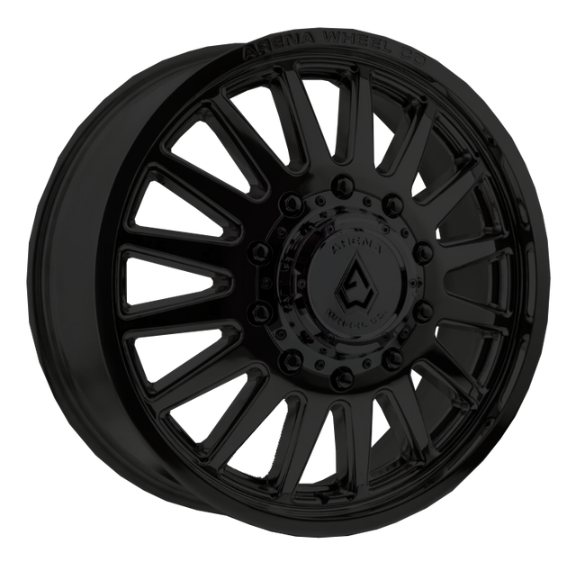 Arena Rival Glossy Black 22x8.25 22" Dually Wheels