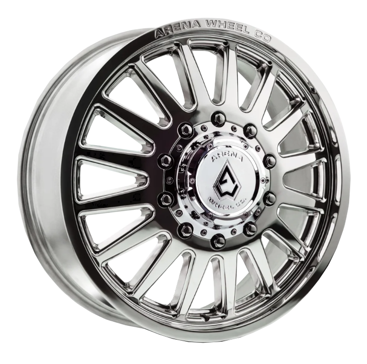 Arena Rival Milled And Polished 22x8.25 22" Dually Wheels