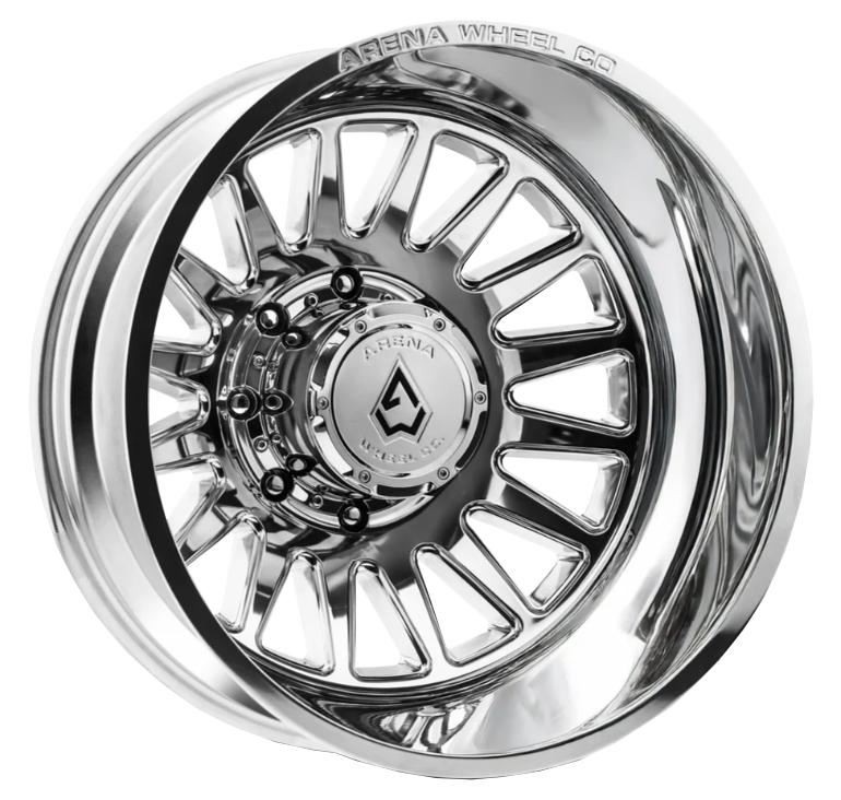 Arena Rival Milled And Polished 22x8.25 22" Dually Wheels