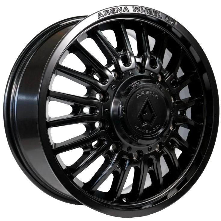 Arena Thunder Glossy Black 20x8.25 20" Dually Wheels