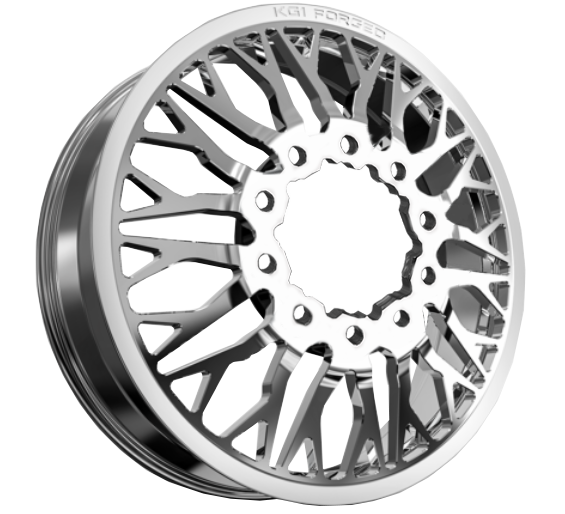 KG1 KD081 Buckler-KD Polished 26x8.25 26" Dually Wheels
