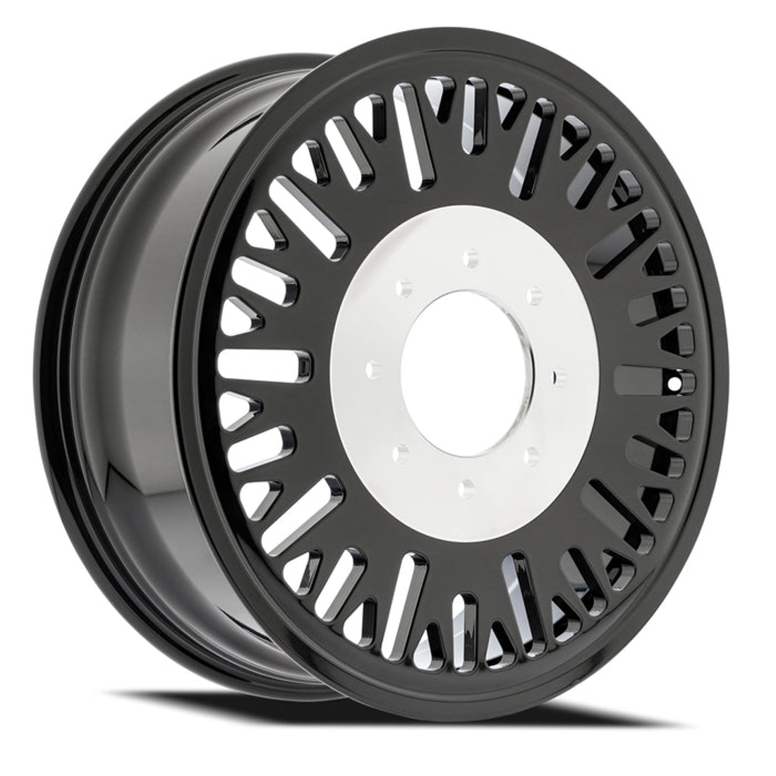 Arena Forged Casino Gloss Black 22x8.25 8x200 Dually Wheels