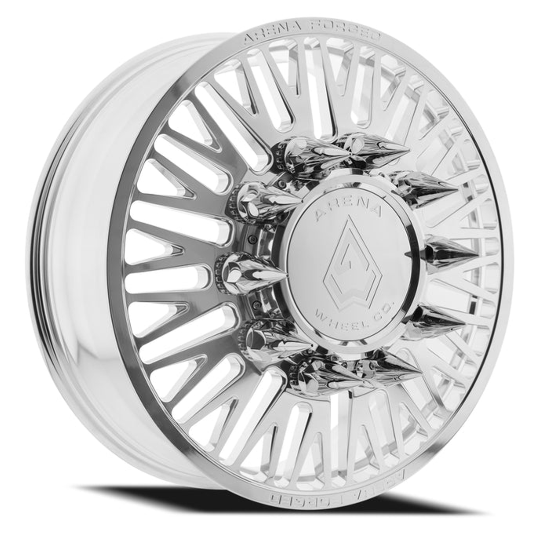 Arena Forged Casino Milled And Polished 22x8.25 8x200 Dually Wheels