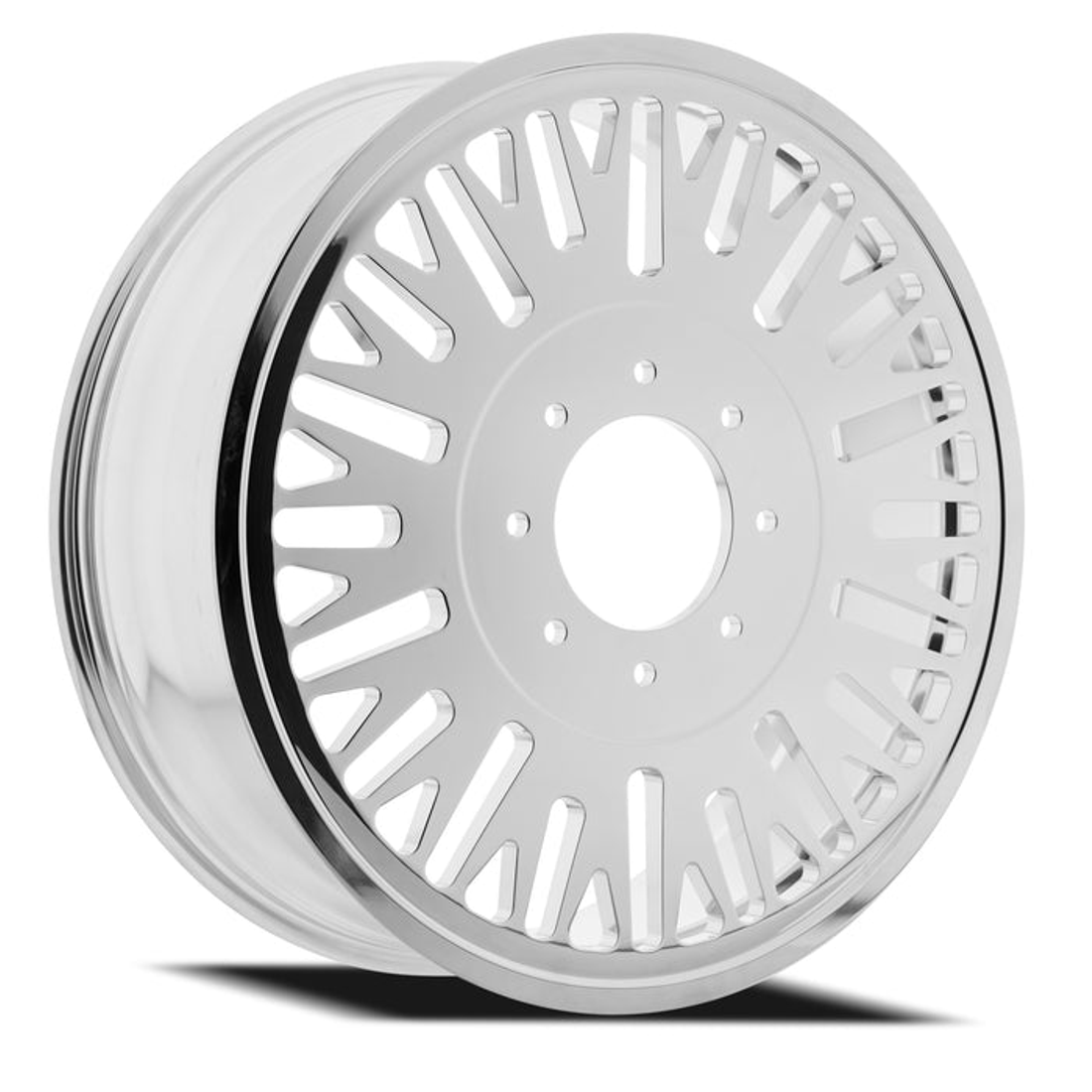 Arena Forged Casino Milled And Polished 24x8.25 10x225 Dually Wheels