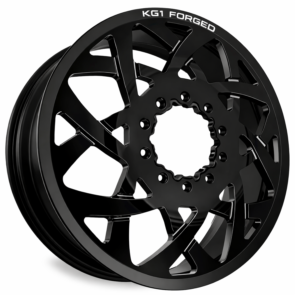 KG1 Orbital-KD 24x8.25 Wheels & Atturo Tires Trail Blade MTS 37x13.50R24 Tires - 24" Dually Package