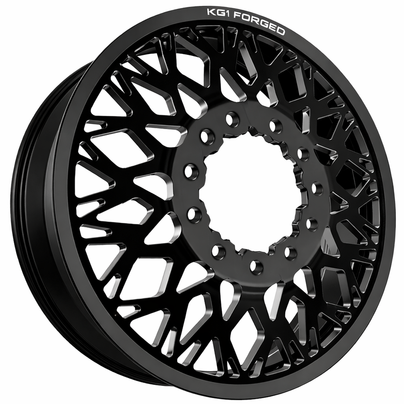 KG1 KD056 Elevate-KD Gloss Black 22x8.25 22" Dually Wheels