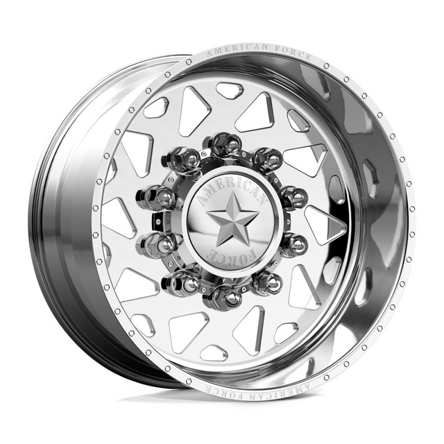 American Force 6H01 Contra SD Polished 22x11 8x210 Dually Wheels