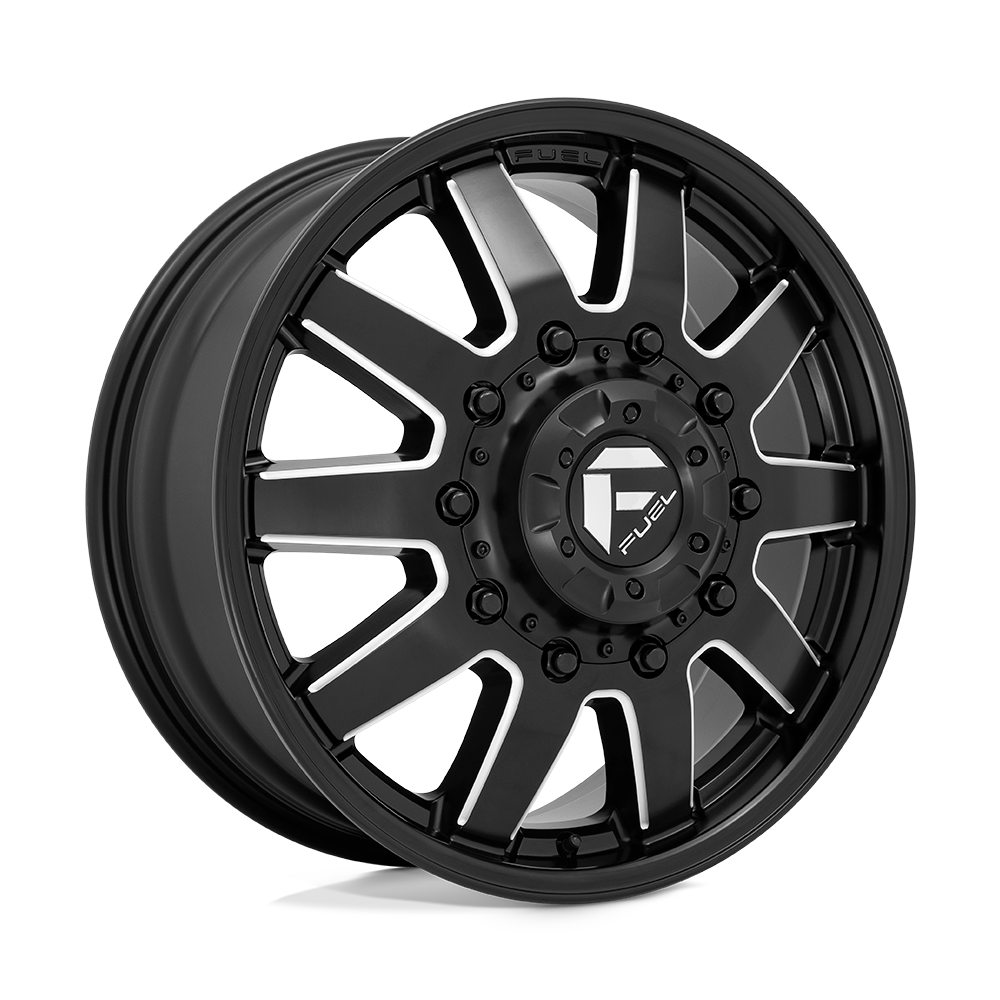 Fuel Offroad Maverick Matte Black Milled 17x6.5 17" Dually Wheels