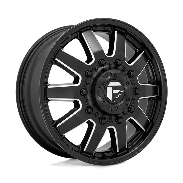 Fuel Offroad Maverick Matte Black Milled 22x8.25 22" Dually Wheels