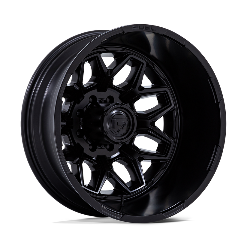 Fuel Offroad Flux 22x8.25 Wheels & Nitto Tires Recon Grappler A/T 35x12.50R22 Tires - 22" Dually Package
