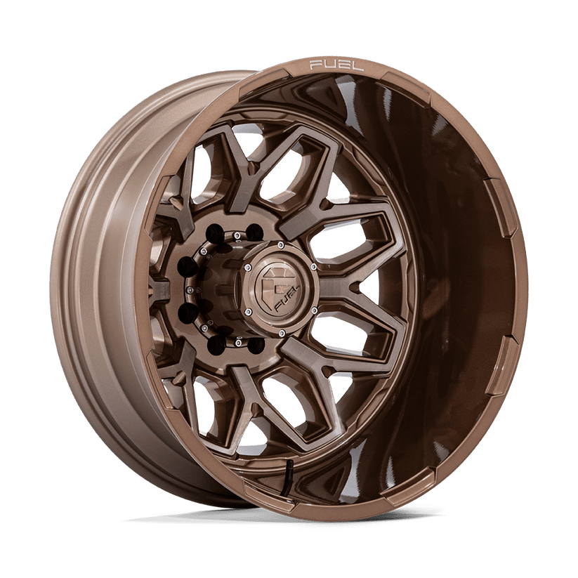 Fuel Offroad Flux 22x8.25 Wheels & Nitto Tires Recon Grappler A/T 35x12.50R22 Tires - 22" Dually Package